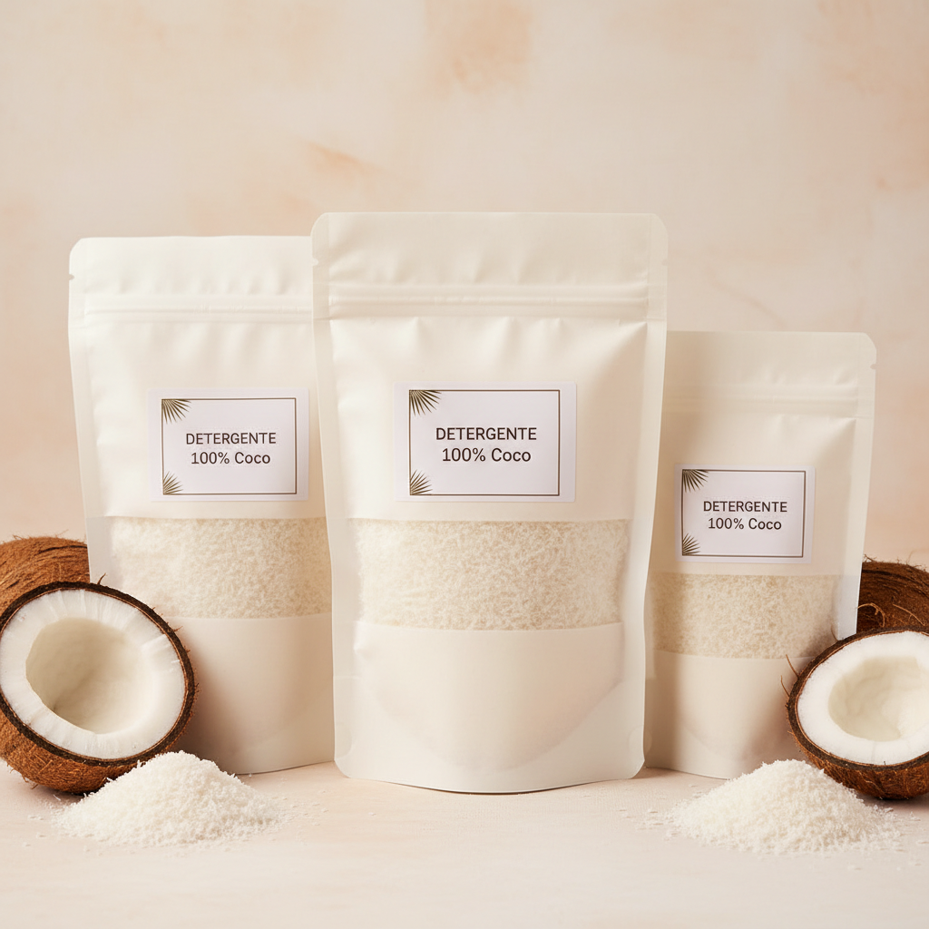 Detergente 100% Coco - todos los labels iguales