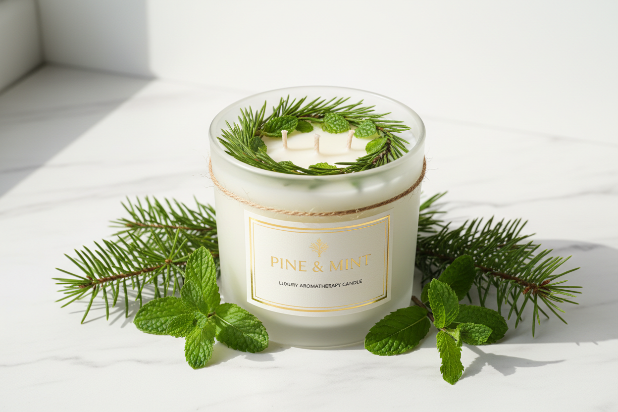 PINE & MINT SOY CANDLE